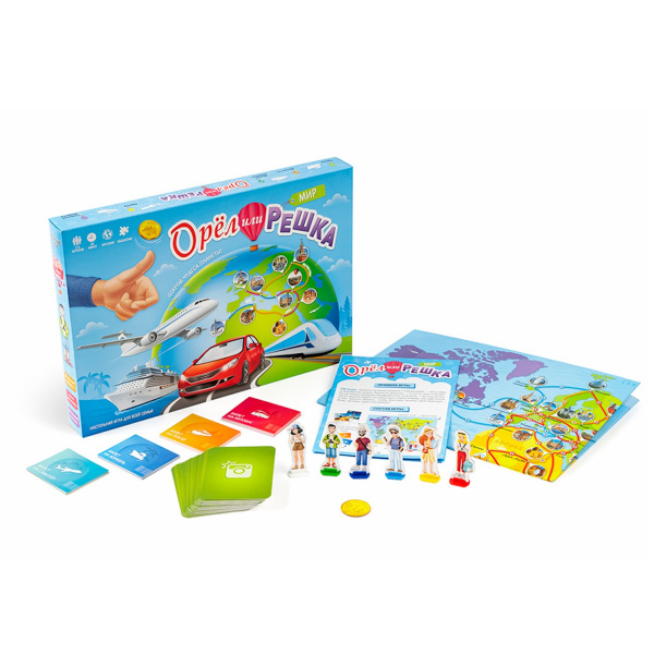 Настольная игра Орёл или решка Мир