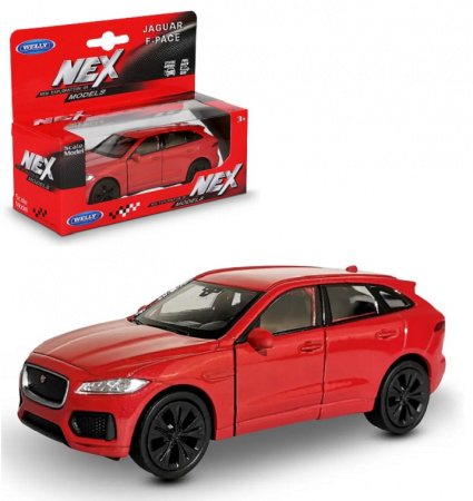 Welly Машинка Jaguar F-Pace 43726W-R красный